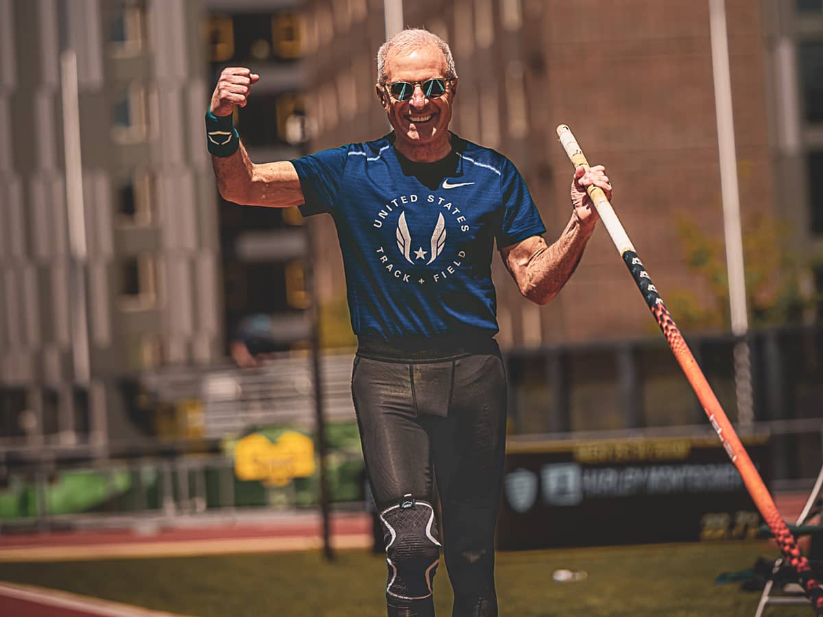 Orthobiologic Patient & World Master Pole Vaulter Ken St Cyr
